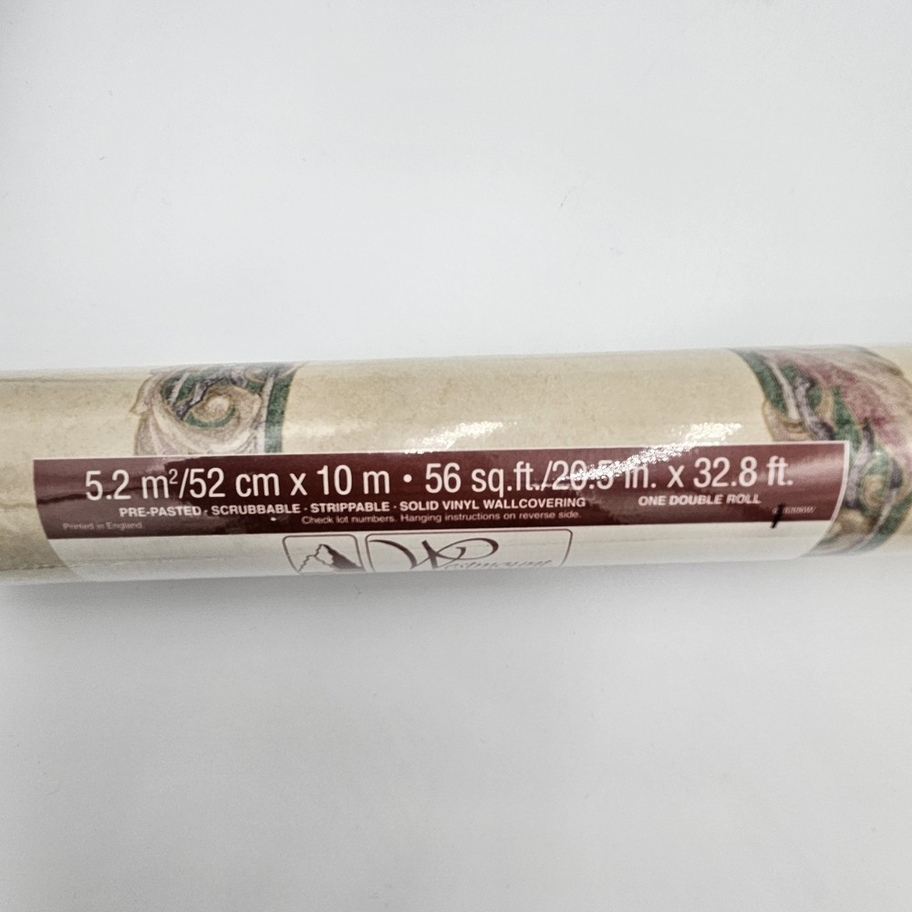 Westmount Wallcoverings DES‎ 86410 Prepasted Vinyl Wallpaper Double Roll Vintage - Picture 4 of 15